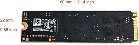 Micron SSD 2TB 3400 M.2 2280 NVMe PCIe 4.0 Gen4 x4 MTFDKBA2T0TFH Solid State Drive for Laptop Desktop Ultrabook in Kuwait