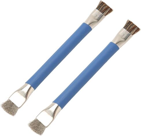 Fabater Motherboard IC Cleaning Brush, Dual Head Steel Wire and Antistatic with Phone Motherboard IC Cleaning Brush, ESD Safety for Mobile Phone Tablet PC Keyboard Fan in Kuwait
