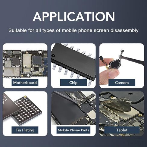 Fabater Motherboard IC Cleaning Brush, Dual Head Steel Wire and Antistatic with Phone Motherboard IC Cleaning Brush, ESD Safety for Mobile Phone Tablet PC Keyboard Fan in Kuwait