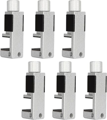 Schimer 6pcs Adjustable Screen Clamp Set for Phone and Tablet Repair Durable Metal Clip Max Height 15mm Soft Grip Pad in Kuwait
