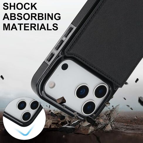 Wallet Case Compatible with iPhone 17 Pro Max, RFID Blocking in Kuwait