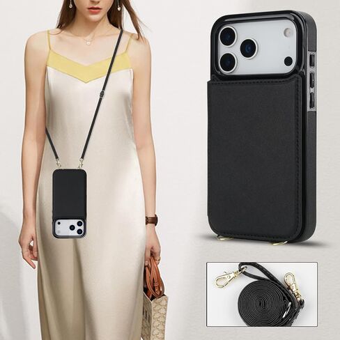 Wallet Case Compatible with iPhone 17 Pro Max, RFID Blocking in Kuwait
