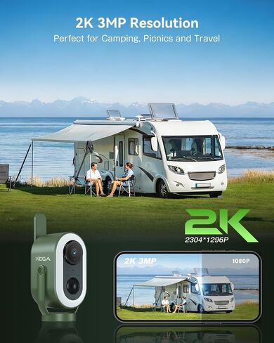Xega 4G LTE Cellular No Wi-Fi Camera Magnetic Built in SIM Card Portable in Kuwait