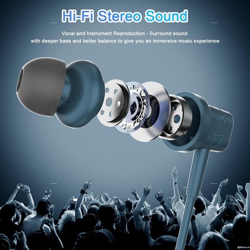 USB C Headphones in-Ear Wired Earbuds for iPhone 17 16 15 Pro Max in Kuwait