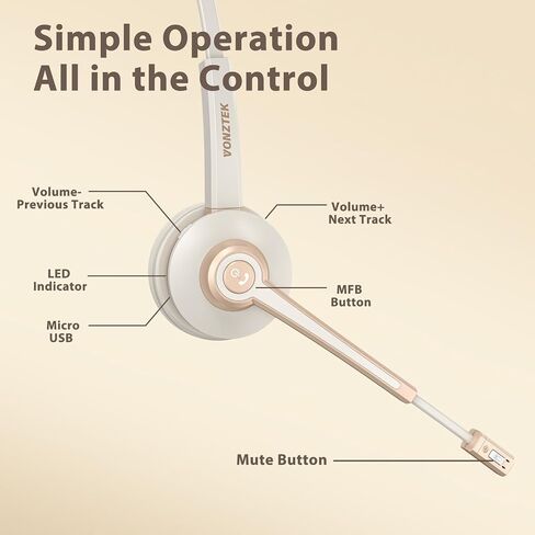 Bluetooth Headset with Microphone in Kuwait