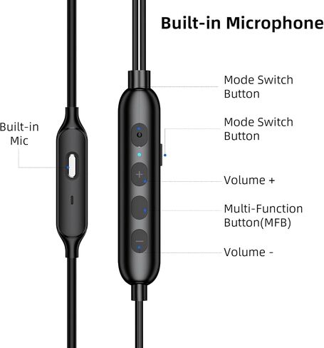 Jelanry USB C Headphones with Microphone Wired Earbuds Volume/Mute Function in Kuwait