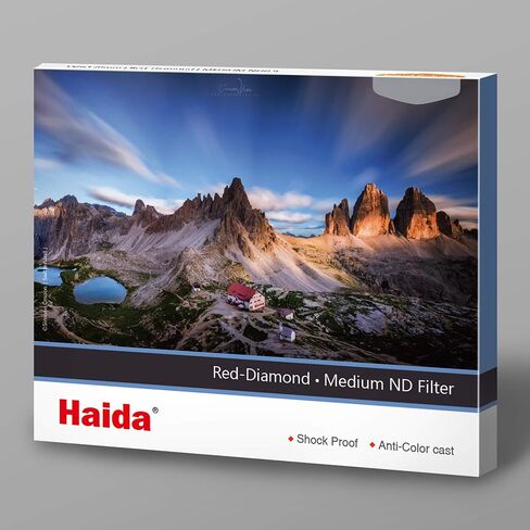 Haida Red Diamond Shockproof 150mm Medium Grad ND0.9 Filter ND GND 150 x 170mm Double Strength Optical Glass MC 3 Stop ND8 HD4391 in Kuwait