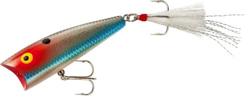 Rebel Lures Pop-R Topwater Popper Fishing Lure, Silver Shad, Pro Pop-R Plus (1/4 oz) in Kuwait
