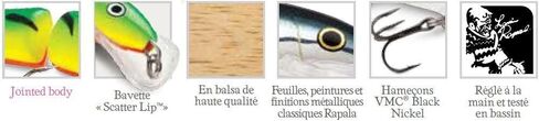Rapala Scatter Rap Jointed 09 Yellow Perch in Kuwait