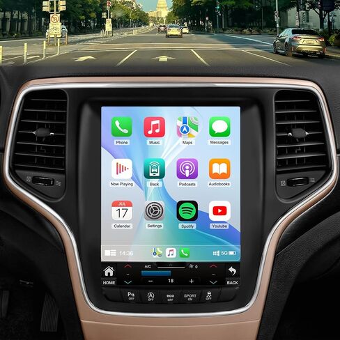 4G+64GB Car Radio Stereo for Jeep Grand Cherokee 2014-2017 in Kuwait