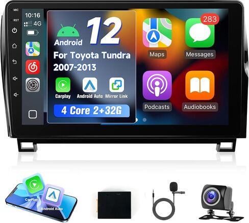 Leadfan Car Stereo for Toyota Tundra 2007-2013 Toyota Sequoia 2008-2018 in Kuwait