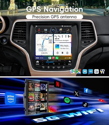 4G+64GB Car Radio Stereo for Jeep Grand Cherokee 2014-2017 in Kuwait