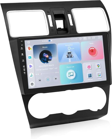 Roadanvi X12 Car Radio for 2015-2018 Subaru Forester 4 & 2016-2021 Subaru WRX Wireless Carplay & Android Auto Head Unit, WiFi & 4G LTE GPS Navigation 9" Touch Screen 1280x720 QLED 4GB+64GB Bluetooth in Kuwait