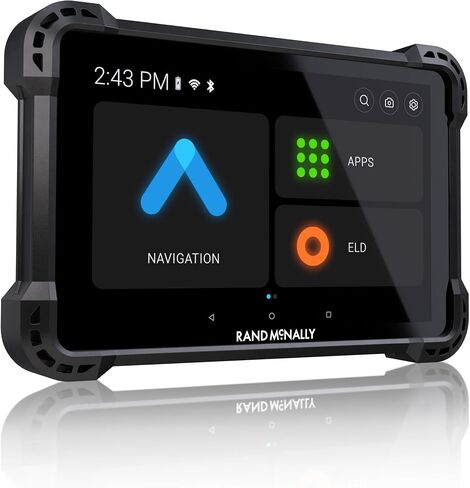 Rand McNally RANDTAB8 Rand Tablet with Rand Navigation GPS with Speed Camera Alerts and Live Traffic, Weather and Fuel - 8 Inch (Renewed) in Kuwait