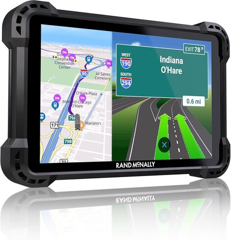 Rand McNally RANDTAB8 Rand Tablet with Rand Navigation GPS with Speed Camera Alerts and Live Traffic, Weather and Fuel - 8 Inch (Renewed) in Kuwait