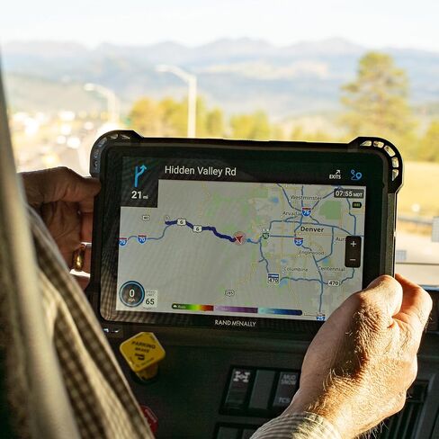 Rand McNally RANDTAB8 Rand Tablet with Rand Navigation GPS with Speed Camera Alerts and Live Traffic, Weather and Fuel - 8 Inch (Renewed) in Kuwait