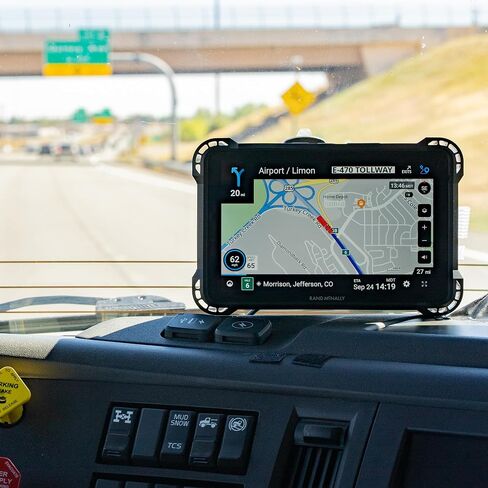 Rand McNally RANDTAB8 Rand Tablet with Rand Navigation GPS with Speed Camera Alerts and Live Traffic, Weather and Fuel - 8 Inch (Renewed) in Kuwait