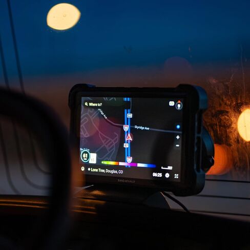 Rand McNally RANDTAB8 Rand Tablet with Rand Navigation GPS with Speed Camera Alerts and Live Traffic, Weather and Fuel - 8 Inch (Renewed) in Kuwait