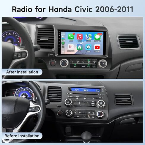 Leadfan Linux Car Stereo for Honda Civic 2006 2007 2008 2009 2010 2011 in Kuwait