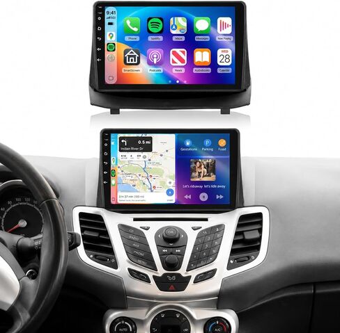 MAHVEC 5Ghz WiFi 4G+64G Car Radio Stereo for Ford Fiesta 2009-2014 in Kuwait