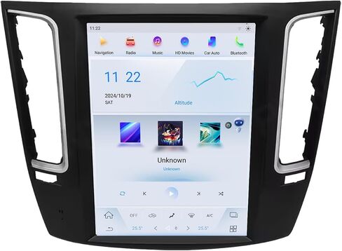 10.4" Car Radio for Maserati Levante 2015-2021 Vertical Touchscreen Upgrade in Kuwait