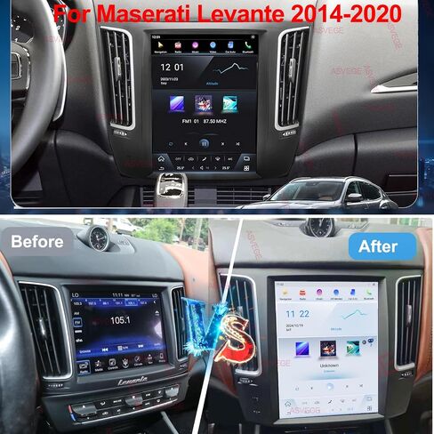 10.4" Car Radio for Maserati Levante 2015-2021 Vertical Touchscreen Upgrade in Kuwait