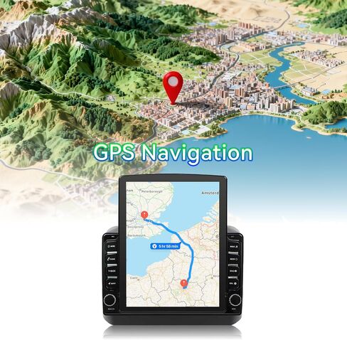 4G+64G Car Radio Stereo Compatible with Jeep Wrangler JL 2018-2021 Gladiator JT 2020 2021, Android 15 IPS Touchscreen, Wireless Carplay Android Auto/Bluetooth/FM/GPS/WiFi/SWC/BackupCamera(9.7 Inch) in Kuwait