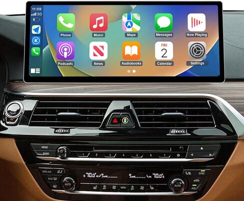 Road Top 12.3" CarPlay Screen for BMW 5 Series F10/F11 NBT (2012-2016) in Saudi Arabia