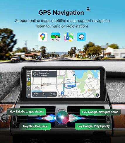 10.25" Linux CarPlay Radio for BMW X5 E70/ X6 E71 (2011-2013) in Kuwait