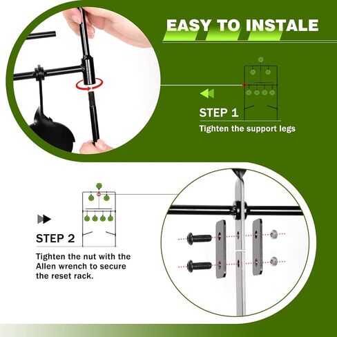 Ideagle BB Gun Targets Larger Metal Resetting Airsoft Pellet Gun Shooting Target for Backyard, Rated for .177 .20 Caliber in Kuwait