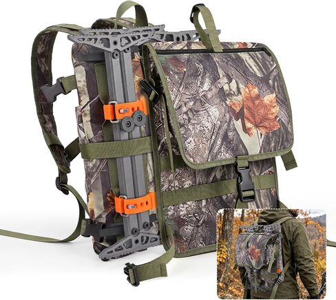 Saddle Hunting Backpack for Climbing Sticks and MOLLE Gear in Kuwait
