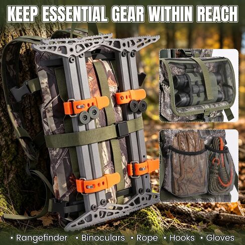 Saddle Hunting Backpack for Climbing Sticks and MOLLE Gear in Kuwait