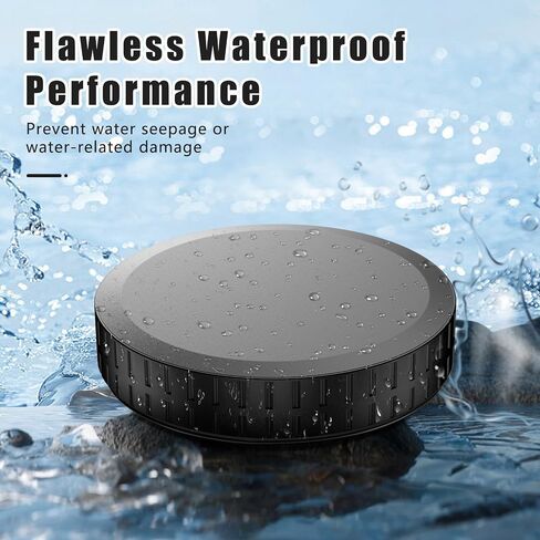 6 Pack Waterproof AirTag Holder, [Hidden & Shockproof] Airtag Case with Strong Adhesive Sticker, Protective Cover for Airtags Tracker Devices, Black in Kuwait