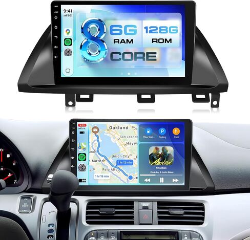 4G+64G Car Radio Stereo for Honda Odyssey 2005-2010 10.1inch IPS Touch Screen/Android 15/Wireless CarPlay/Android Auto/DSP 32 EQ/GPS Navigation/WiFi/5.0Bluetooth/FM/RDS/SWC/AHD Backup Camera in Saudi Arabia