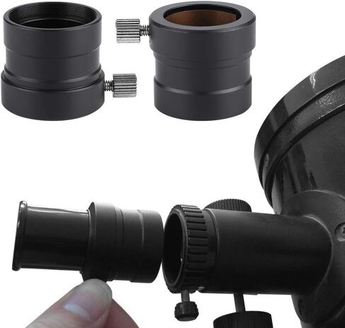 Telescope Eyepiece Adapter 1.25 to 0.965 Inch, 31.7mm to 24.5mm Metal Adapter Ring for Telescope Eyepiece Conversion in Kuwait