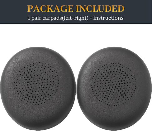 Evolve2 65 Replacement Ear Pads as Same as The OEM Elite 45h Ear Cushions Earpads Compatible with Jabra Evolve2 65/65MS/65UC/40/40MS/40UC, Elite 45h On-Ear Wireless Headphones (Black) in Kuwait