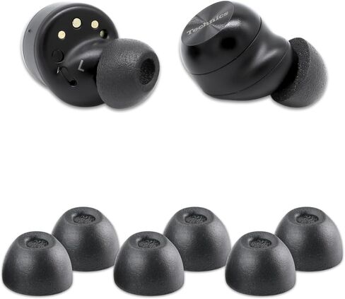 Comply TWo-220-C Memory Foam Replacement Earbud Tips, Black, Small in Kuwait