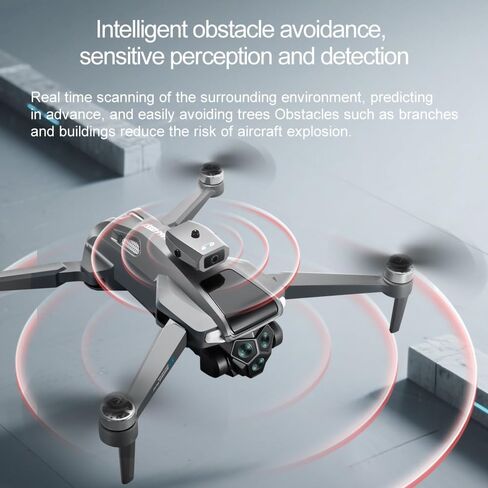 M66 Drone with Dual 4K Cameras for Adults and Beginners, Brushless Motor with WiFi, Under 249g, 90° Adjustable Lens, Optical Flow, Auto Return, 5G Transmission, Gesture Photos, Altitude Hold, 20-Min Flight, Foldable RC Quadcopter Gift in Saudi Arabia