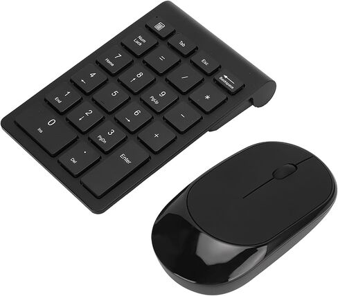 Fabater 2.4G Wireless Keyboard and Mouse Set, Ultrathin 22-Key Digital Numeric Keypad with ScissorFoot Design, Quiet Rebound Switches, 1200 DPI Optical Silent Mouse for // in Kuwait