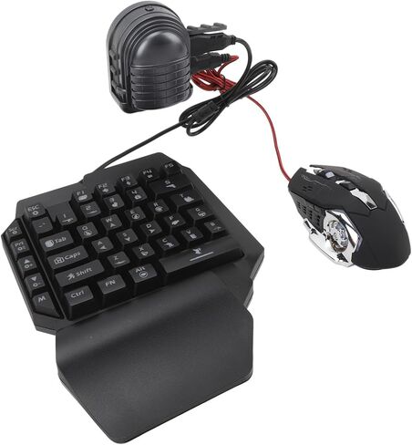 Schimer One-handed Game Keyboard and Mouse Combo 4 in 1 Mobile Game Pack with in Kuwait