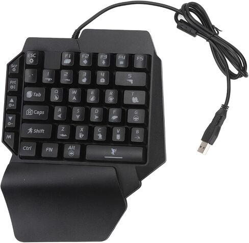 Schimer One-handed Game Keyboard and Mouse Combo 4 in 1 Mobile Game Pack with in Kuwait