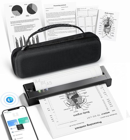 TATTMUSE A28U Portable Printer Wireless Inkless Thermal for Travel 8.5 x 11 in Saudi Arabia