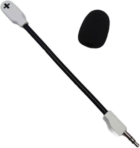 Plugs & Play 3.5mm Port Microphone Replacement Adjustable Boom Arm for Gaming Streaming and Voice Chatting Gaming Microphone in Kuwait