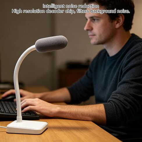 Computer Microphone Noise Cancelling One Click Mute 3.5mm in Kuwait