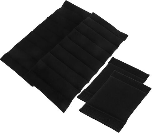 Wakauto 4pcs Camera Bag Insert Dividers, Black Fiber Velvet in Kuwait