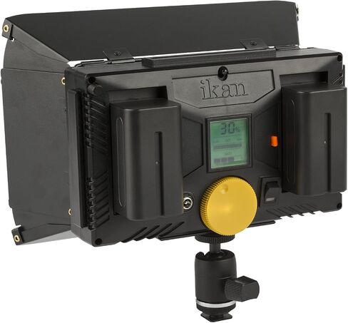 Ikan Mylo Mini Bi-Color LED Travel Kit, Black (MB4-TK) in Kuwait