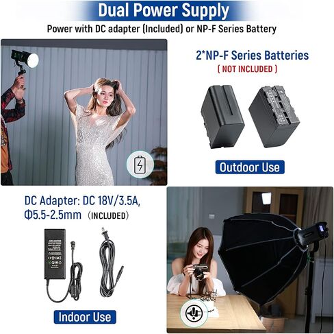 Weeylite Ninja 300 80W LED Continuous Video Light, CRI 95+ 7800LM 5600K Daylight LED COB Studio Lights Lighting with App Control & Bowens Mount Adapter for Video Recording Portrait Wedding Photography in Kuwait