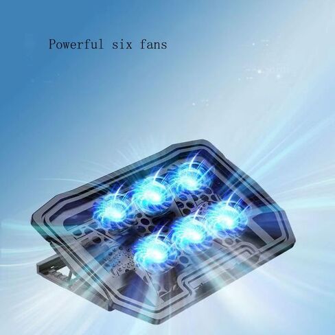 Metal Mesh 6-Fan Silent Laptop Computer Cooler in Kuwait