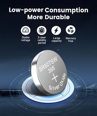 SR927SW 395 Watch Battery 20 Pack 399 LR927 AG7 1.55V Silver Oxide Battery in Kuwait