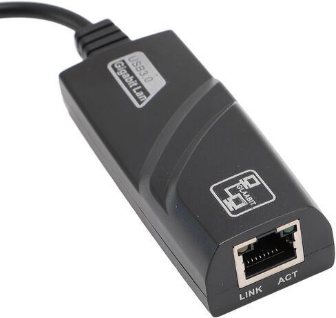 USB 3.0 to Gigabit Ethernet Network Adapter, 10/100/1000Mbps Portable USB Network Converter with Plug and Play for Vista 7 8 10 11, macOS, Linux in Kuwait